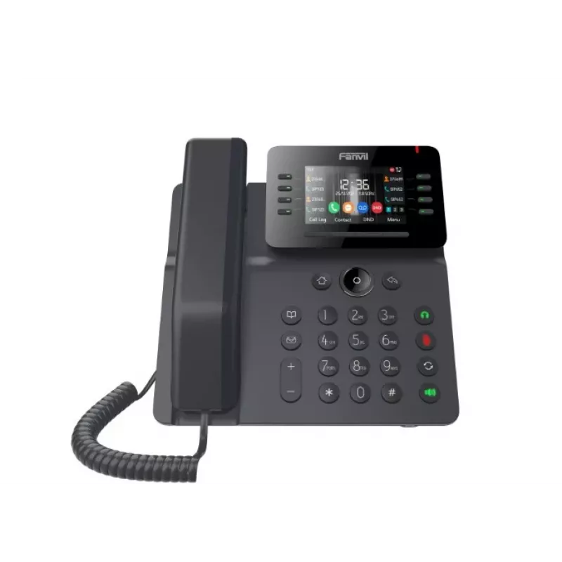 IP-telefoon Fanvil V64 zwart 12 lijnen lcd WLAN