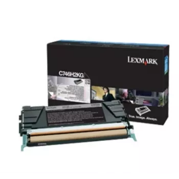 LEXMARK C746H3KG toner Lexmark zwart zakelijk 12000 pagina's C746dn / C746dtn / C746n / C74