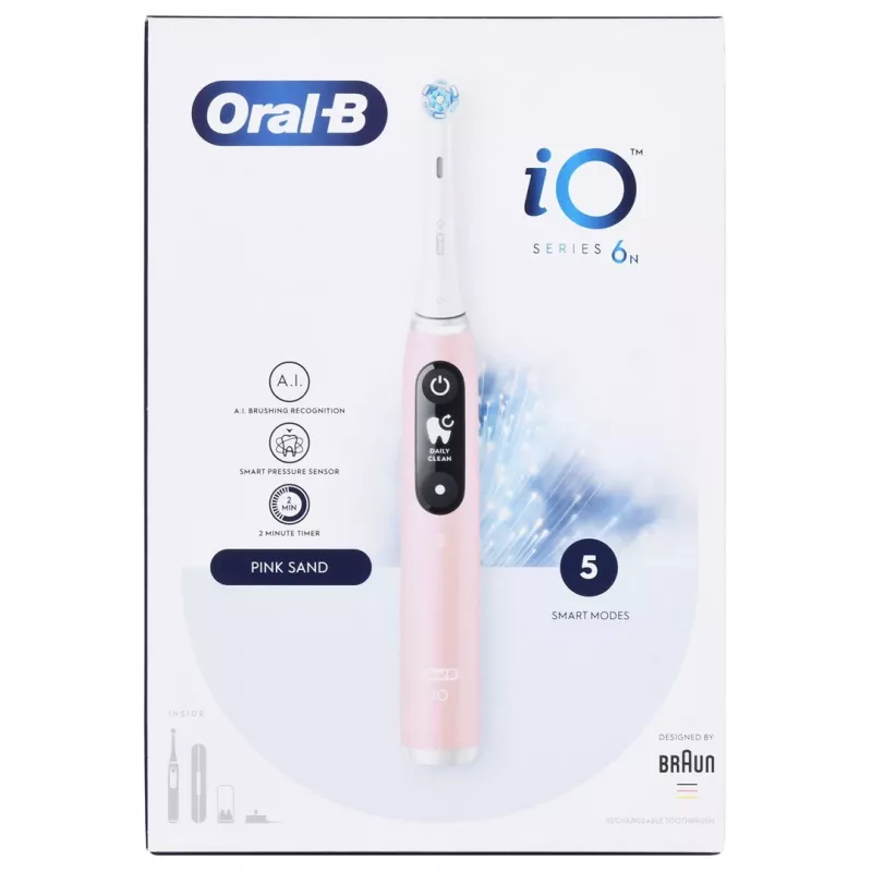 Oral-B iO6 roze elektrische tandenborstel