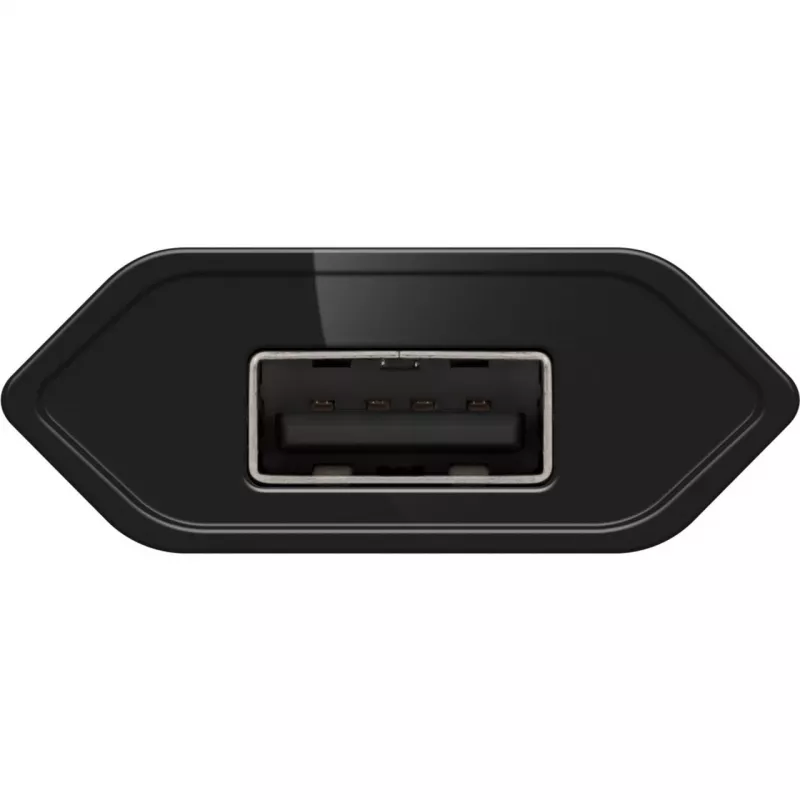 USB-voeding GOOBAY 5 W, 1x USB 2.0, ingang 100–240 V, zwart