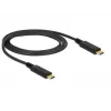 USB-kabel DeLOCK 83661 USB 3.2 Gen 2 1m USB-C zwart