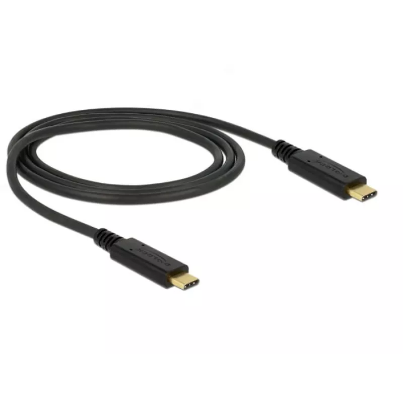 USB-kabel DeLOCK 83661 USB 3.2 Gen 2 1m USB-C zwart