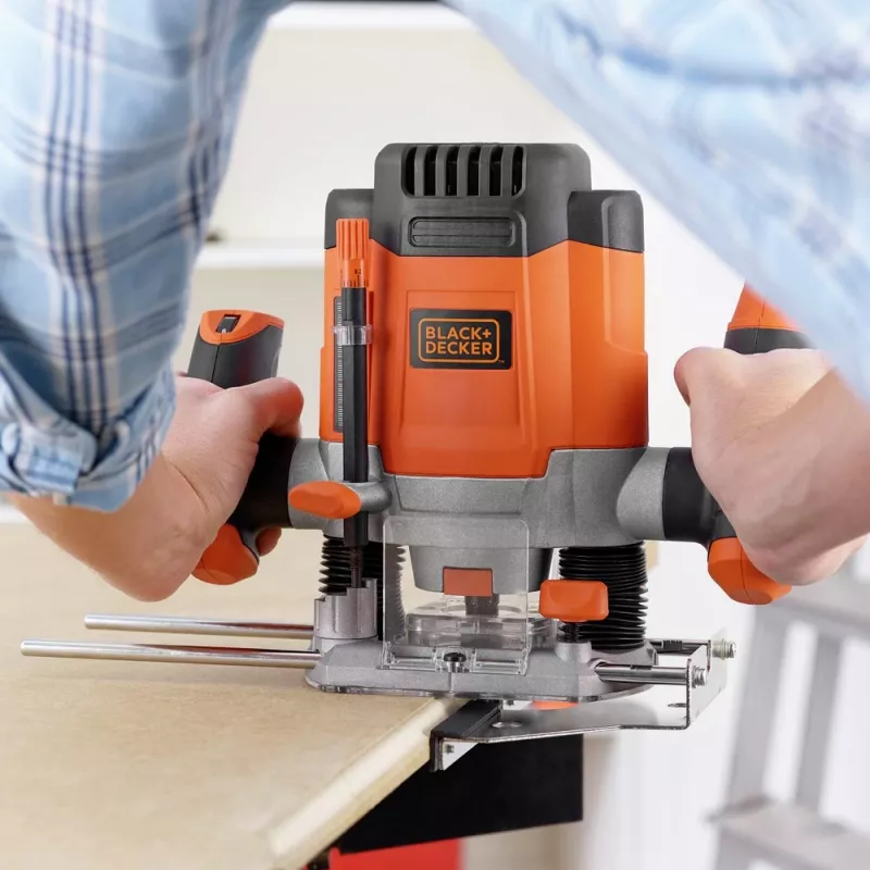 Bovenfrees Black+Decker KW1200E 1200W 8000 - 28000 tpm