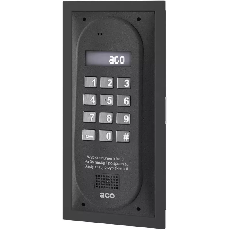 ACO CDNP8ACC ST bedieningspaneel intercom