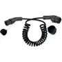 E-auto-laadkabel 19.08.0055, zwart, Type 1, Type 2, recht, recht, IP54, IP65