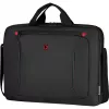 Laptoptas Wenger BQ 16 Slimcase Toploader zwart — geschikt voor 16-inch laptops, toploader-ontwerp, gevoerd vak