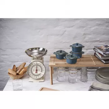 Staub Mini Cocotte rond, 4 st. - 200ml, antiek turquoise