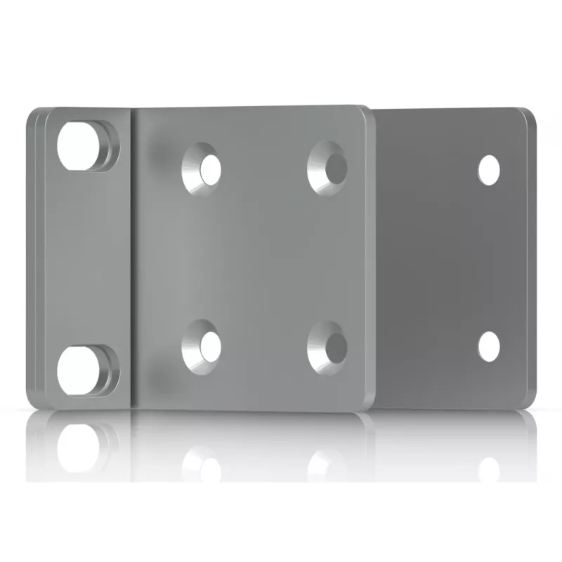 Montageset Ubiquiti UACC-Rack-Ear-1U grijs verzinkt staal
