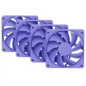 Computer-koelventilatorset HYTE FA12-TM-4 120 mm violet, 1500 t/min, 72 m³/h, 1,6 mmH2O, FDB, 4-pack