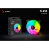 SAVIO Blast 120mm ARGB PWM behuizingsventilator - zwart