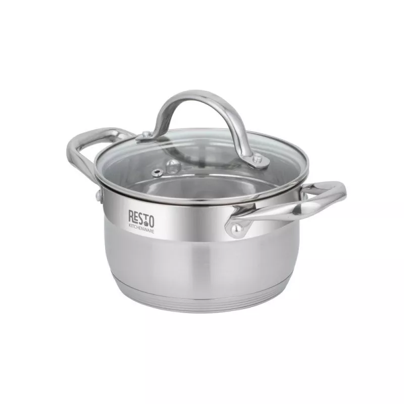 Ronde RVS pan Resto Kitchenware Libra 1,9 L