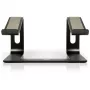 Laptopstandaard Port Designs 901103 — aluminium en zwart, voor laptops tot 15,6 inch, breedte 260 mm, diepte 145 mm, hoogte 225 mm