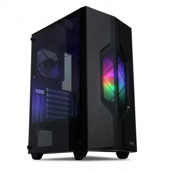 iBox CETUS 908 midi tower zwart