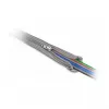 Gevlochten slang DeLOCK 20825 1 m x 30 mm grijs