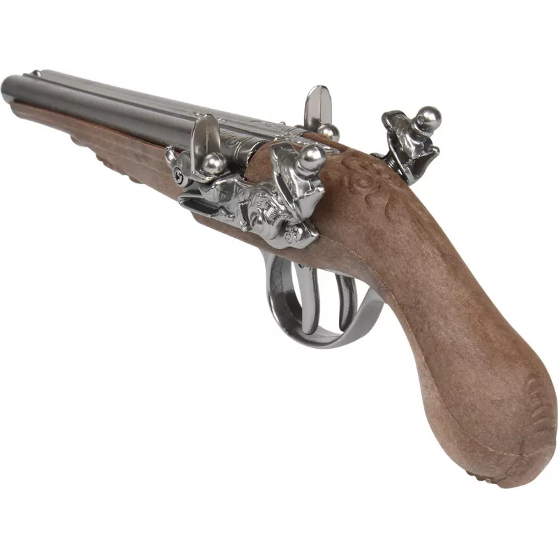 Metalen piratenpistool speelgoed Pulio model 15541/0 met realistisch design