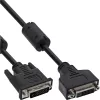 InLine DVI-D-kabel 24+1 M/F, Dual Link, 2 ferrietkernen, 3 m