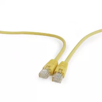 Patchkabel CAT5e UTP 0,25 m / GEEL PP12-0.25M/Y Gembird