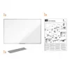 Whiteboard Nobo Essence staal 1200x900mm (1905211)