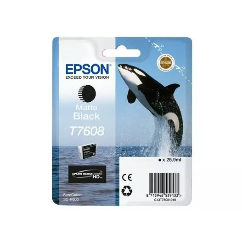 Epson C13T76084N10 inktpatroon 1 st. origineel matzwart