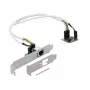 DeLOCK Mini PCIe I/O PCIe half size 1 x Gigabit LAN Low Profile - netwerkadapter - PCIe Half Mini Card - Gigabit Ethernet x 1 (95265)