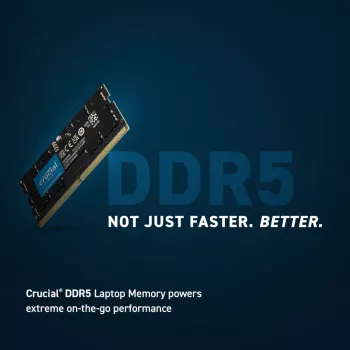 Crucial 8GB 1x8GB DDR5-5600 CL 46 SO-DIMM RAM notebookgeheugen - 8 GB - DDR