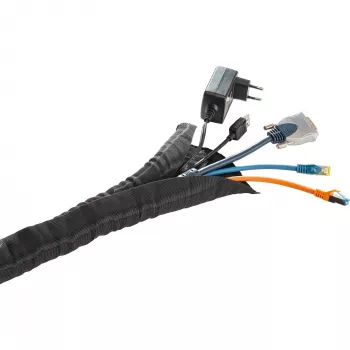 KS Self Wrap, Ø 19mm, kabelmanagement zwart, 5 meter