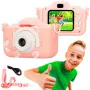 Digitale camera voor kinderen Extralink H27 SINGLE PINK roze wit 3 jaar