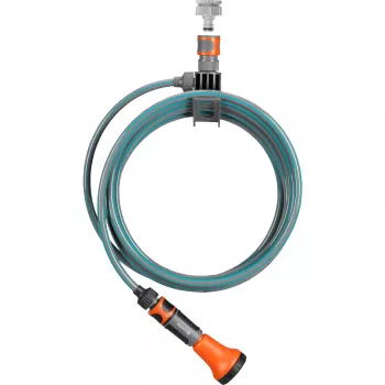 Gardena 18411-20 7,5 m bovengronds zwart - grijs - oranje - turquoise tuinslang (18411-20)
