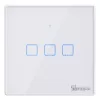 Wandgemonteerde slimme lichtschakelaar Sonoff T2 EU TX 3-kanaals Wi‑Fi + RF 433 bediening