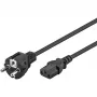 Goobay IEC-kabel 5 m zwart netstekker type F IEC C13 H05VV-F3G