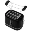Adler AD 3224b toaster met broodjesrooster 7 bruiningsstanden zwart