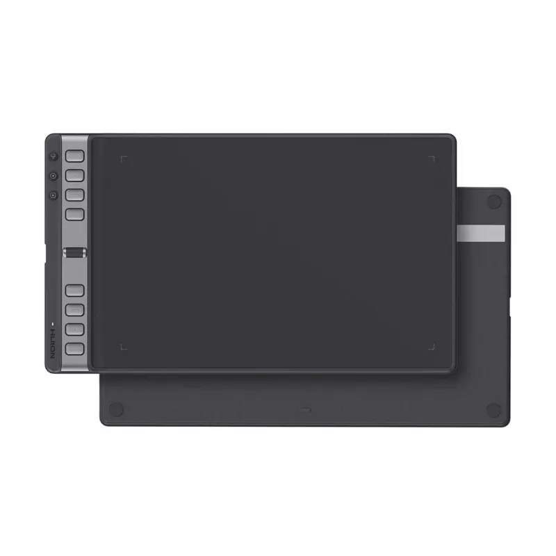 Huion Inspiroy 2L H1061P tekentablet, 266,7 x 166,7 mm (10,5 x 6,56 inch) actief gebied, 8192 drukniveaus, zwart
