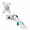 Monitorbeugel DIGITUS Dual-Design voor 2×35-inch-beeldschermen, klem, 2×10 kg, VESA 75–100, kantelbaar -45–90°