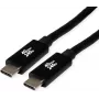ROLINE USB4 Gen3x2 40Gbit/s kabel C-C ST/ST 240W 2m - kabel - digitaal/data (11.02.9087)