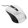 Bedrade dubbelhandige optische muis GEMBIRD MUS-4B-01-BS, USB Type-A, 1200 DPI, 4 knoppen, zwart/zilver