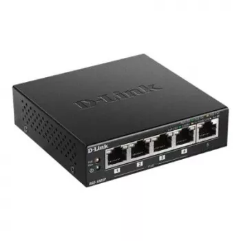 D-Link DGS-1005P/E netwerkswitch unmanaged Gigabit Ethernet (10/100/1000) Power over Ethernet (PoE) zwart