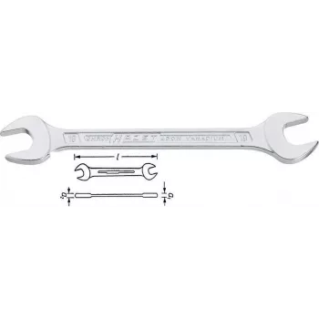Hazet steeksleutel, s: 8 mm, s: 9 mm (450N-8X9)