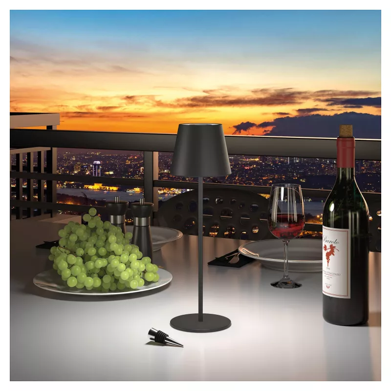 LED-tafellamp RealPower TableLight 360 RGB 3W zwart
