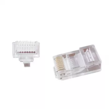 Draadconnector Gembird LC-PTU-01/100 8P8C RJ45 transparant