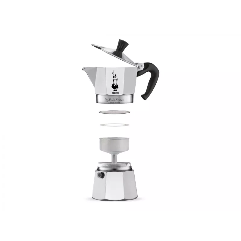 Bialetti Moka Express mokakan 0,3 L aluminium, zwart