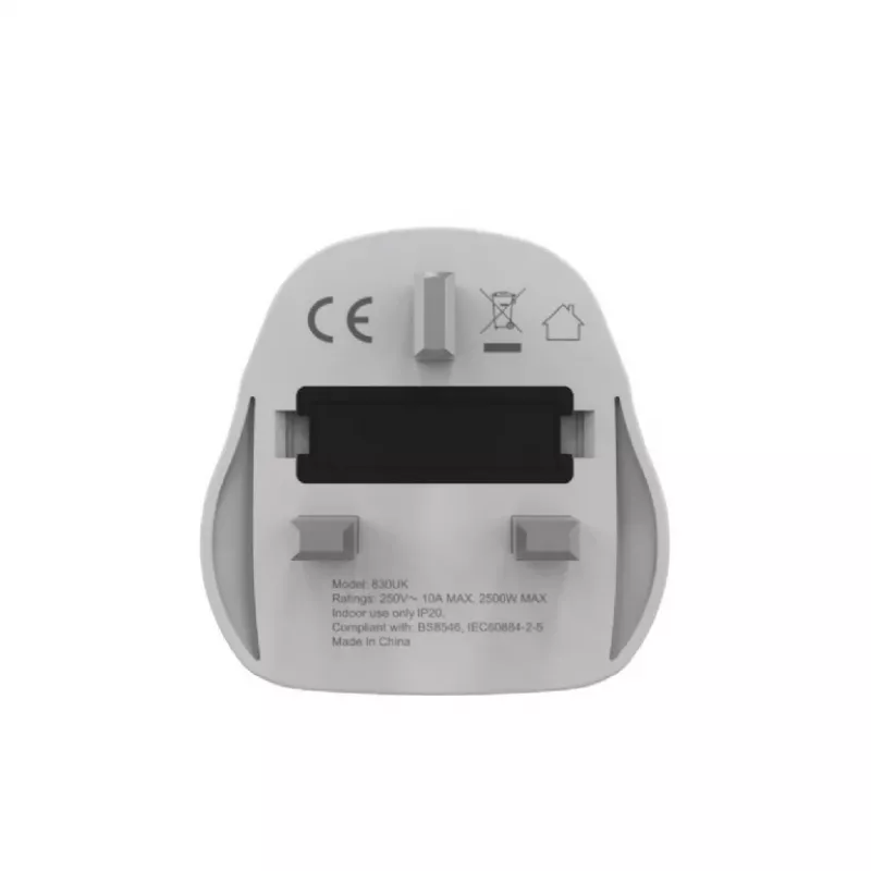 Netadapter GEMBIRD A-AC-UKMINTF – UK type G-stekker naar IEC-C13-ingang, 15 A