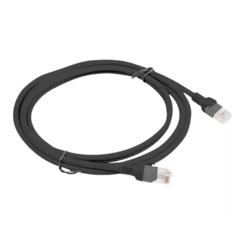 Netwerkkabel LANBERG PCU5-10CC-0200-BK RJ-45 Cat5e U/UTP 2 m zwart