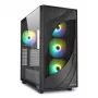 Sharkoon REBEL C80G RGB midi tower zwart