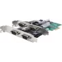 Exsys GmbH PCIe 4S seriële RS-232-kaart ASIX EX-46014 - PCI-Express