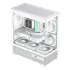 Gamemax behuizing | VISTA 2 AW | wit | midi-tower | voeding niet inbegrepen