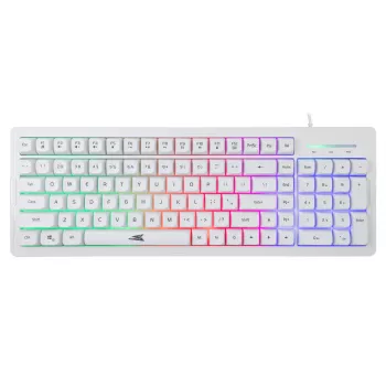 Toetsenbord-muiscombinatie Baracuda BGC-012 Orca White – witte toetsenbord- en muisset