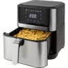 ProfiCook PC-FR 1269 H heteluchtfriteuse, 8 l, 1800 W, 80-200 °C, roestvrij staal/zwart
