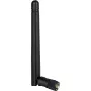 Delock 88339 Wi-Fi 802.11 b/g/n antenne, RP-SMA, 2 dBi, omnidirectioneel, kantelscharnier, zwart