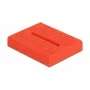 Breadboard DELOCK 18318 – soldeervrij kunststof prototypeboard, 36 × 46 × 10 mm, rood