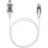 Goobay Ethernet-kabel USB-C 3.1 naar RJ45 slank 1 m - verbindt router, modem (74385)